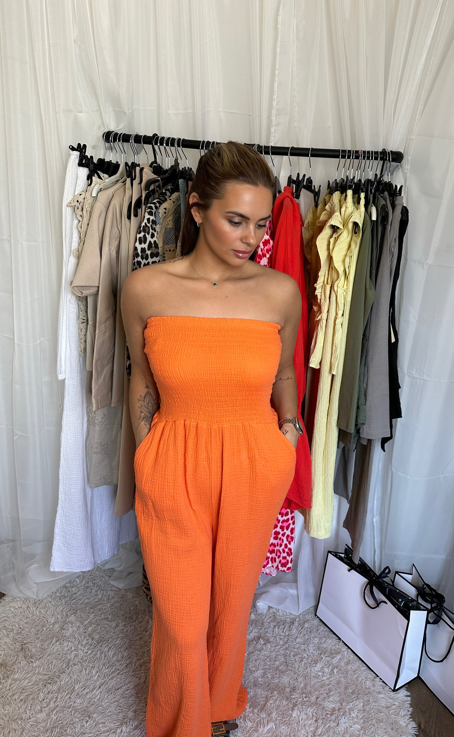 Cheesecloth Barbot Jumpsuits (4 Colours)