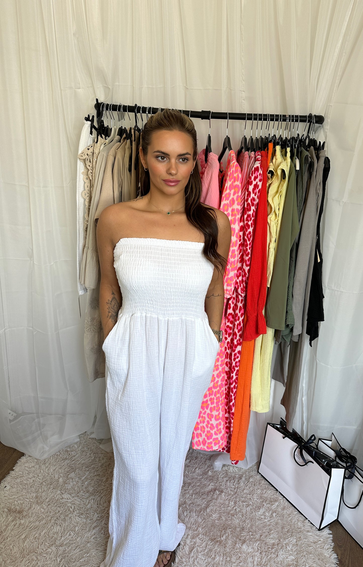Cheesecloth Barbot Jumpsuits (4 Colours)