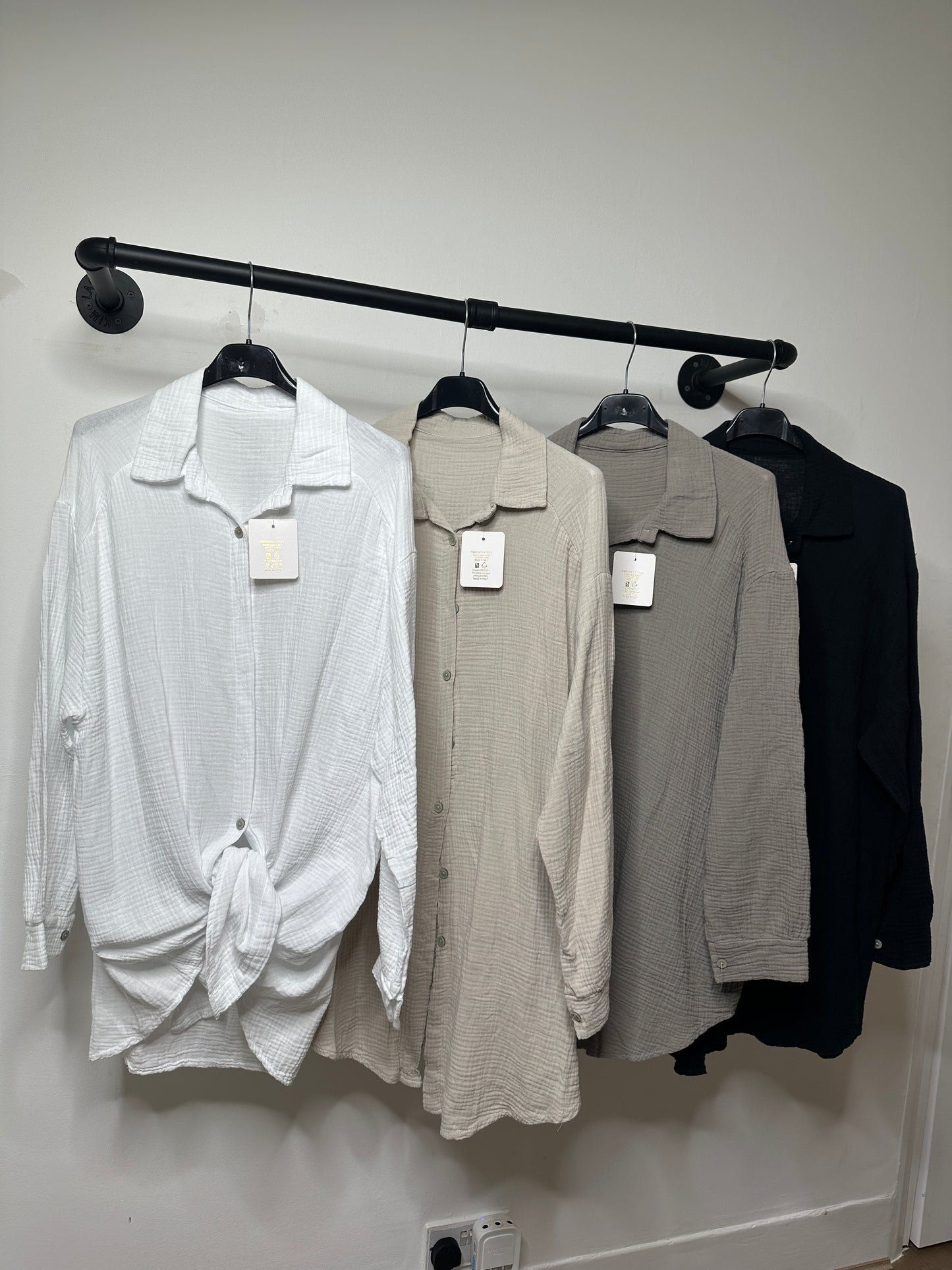 ‘LUNA’ Cheesecloth shirts