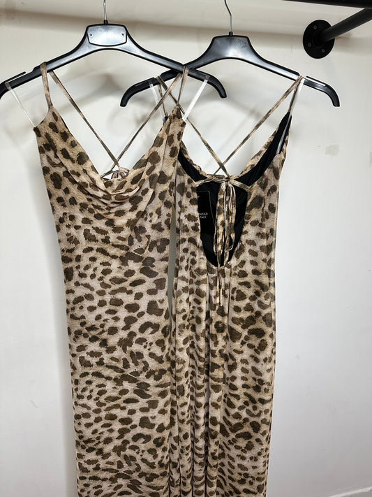 ‘MADISON’ Leopard print dress